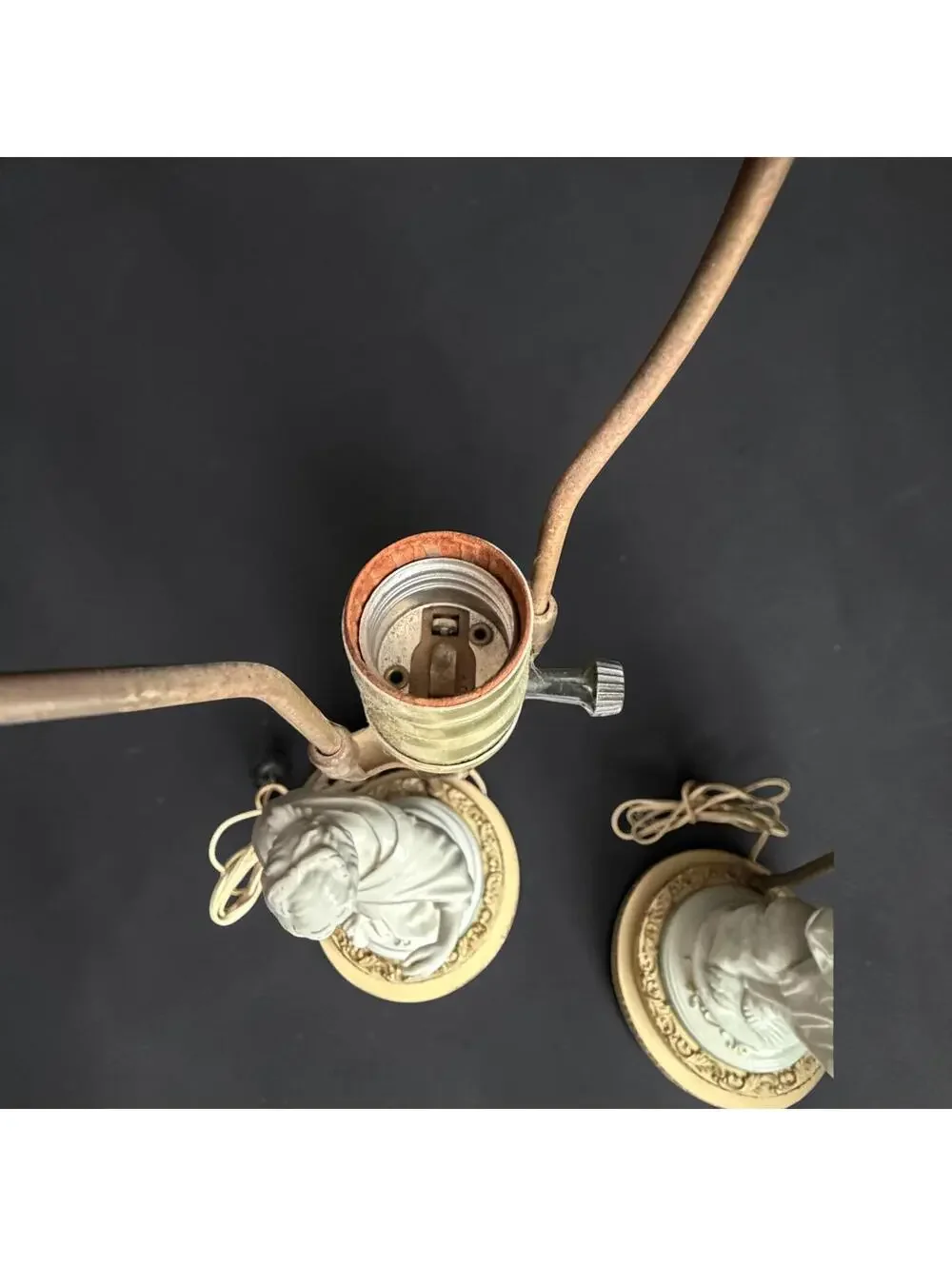 Set of 2 Vintage Classical Greek Goddess Table Lamps 28